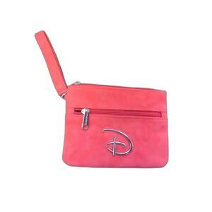 Disney Red Wristlet/ 2 Zipper Pockets!